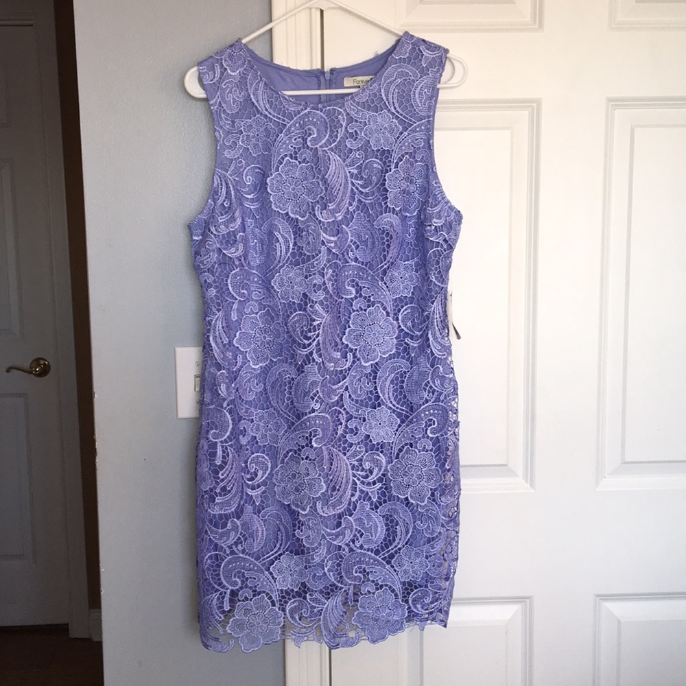 Light blue lace dress